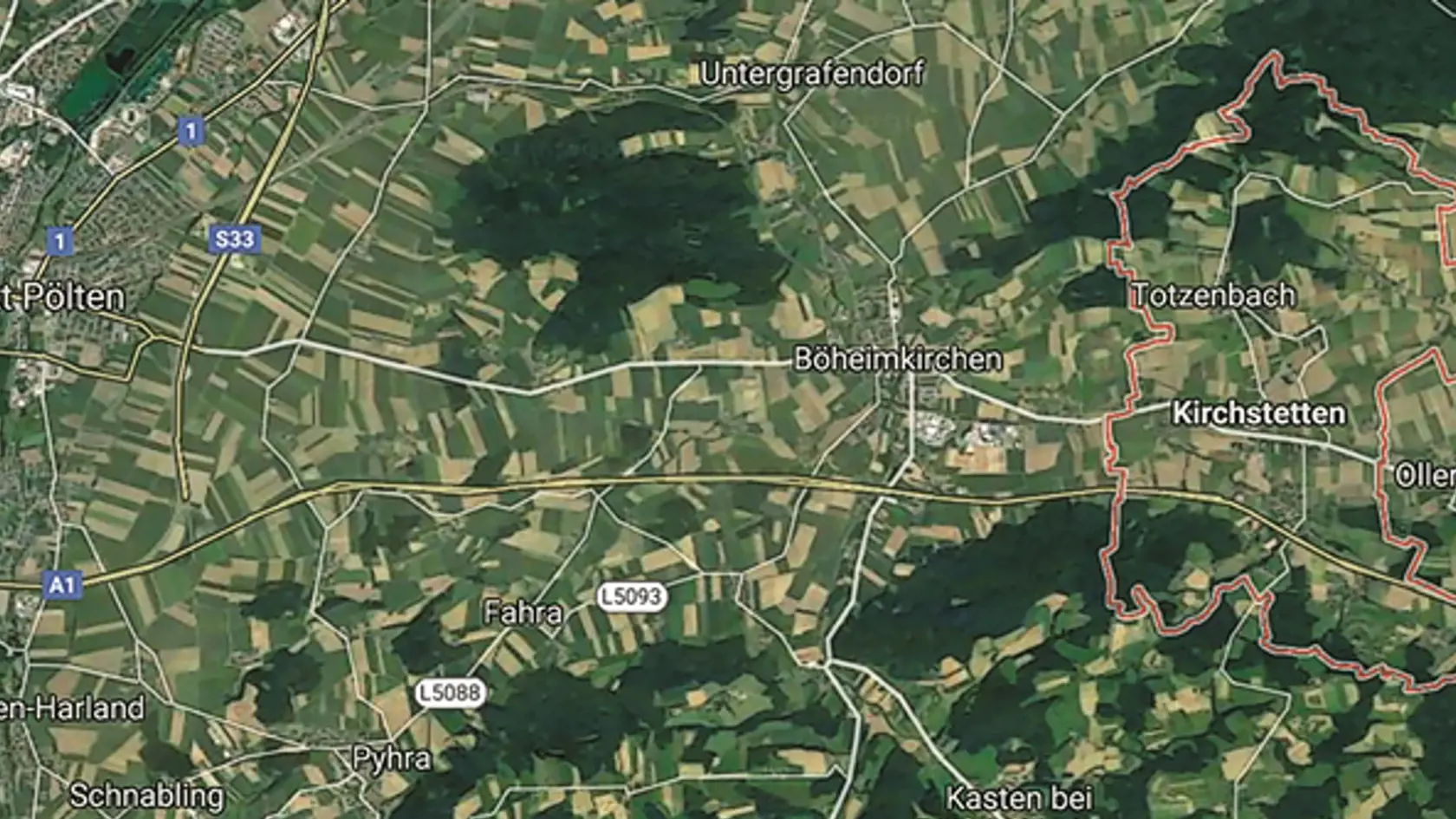 Kirchstetten: Malá dedina, kde na miestnej stanici vyrabovali poštový vozeň vlaku a zabili jedného z úradníkov.
