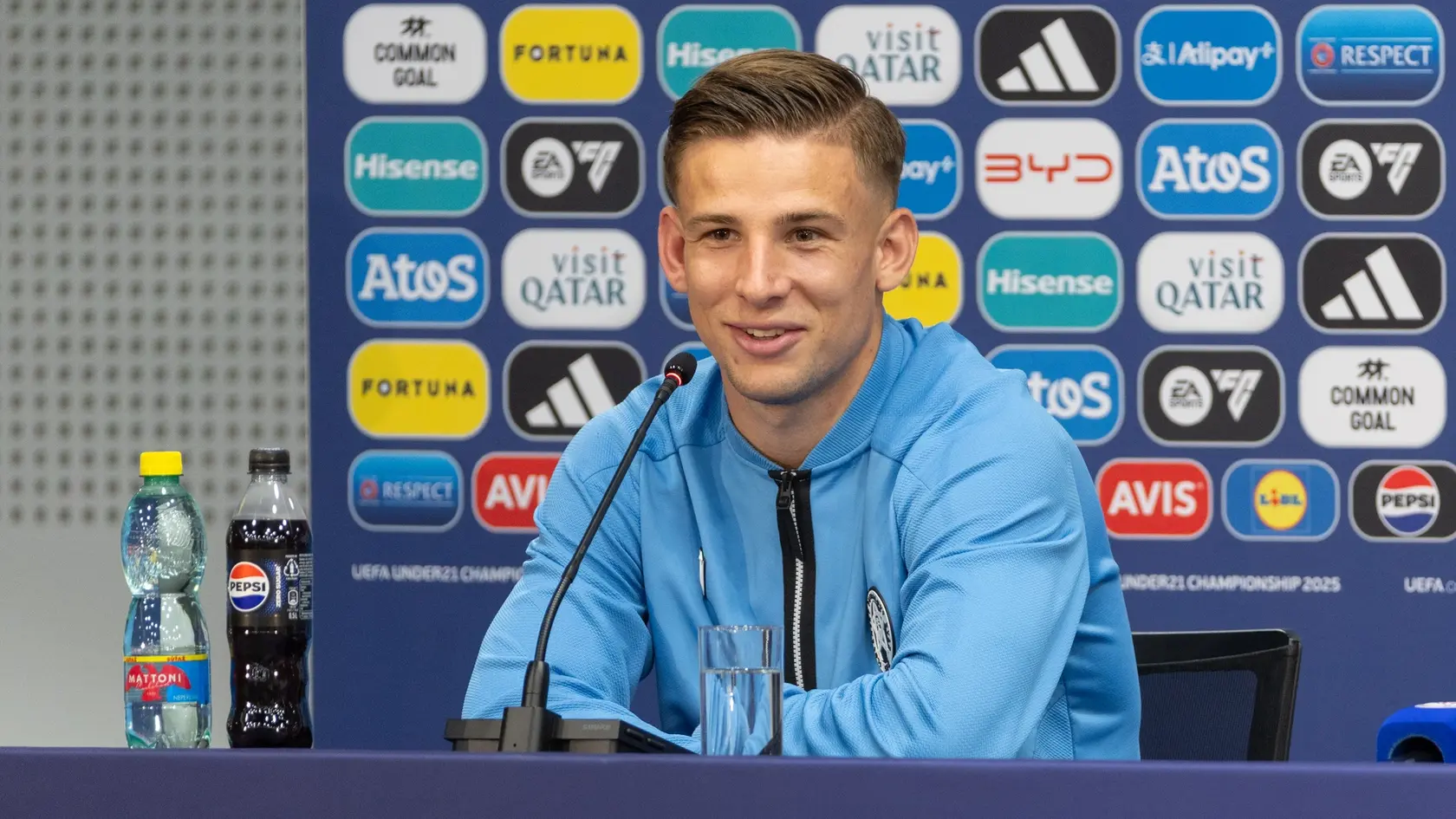 ME U21 VO FUTBALE SVK - ROU. Na snímke je Tomáš Suslov na pozápasovej tlačovke.