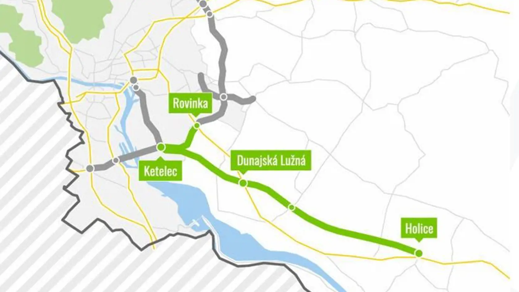 Hlavný zhotoviteľ D4R7 Construction v nedeľu odovzdal vodičom do prevádzky 29,7 km (25,2 km na R7 a 4,5 km na D4) s 22 mostmi a križovatkami v Rovinke, Dunajskej Lužnej a Šamoríne.