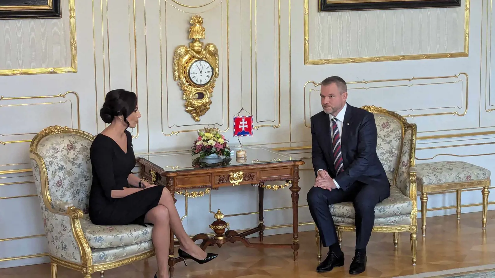Končiaca ministerka zdravotníctva Zuzana Dolinková (Hlas-SD) podáva svoju demisiu u prezidenta SR Petra Pellegriniho.