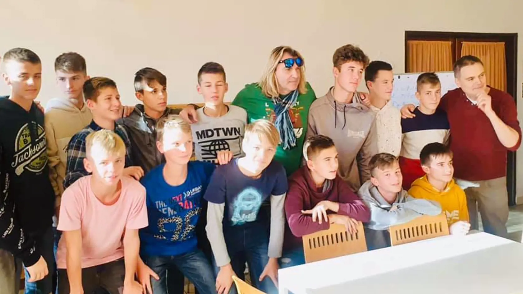 Prednáška na ZŠ Mirka Nešpora v Prešove.