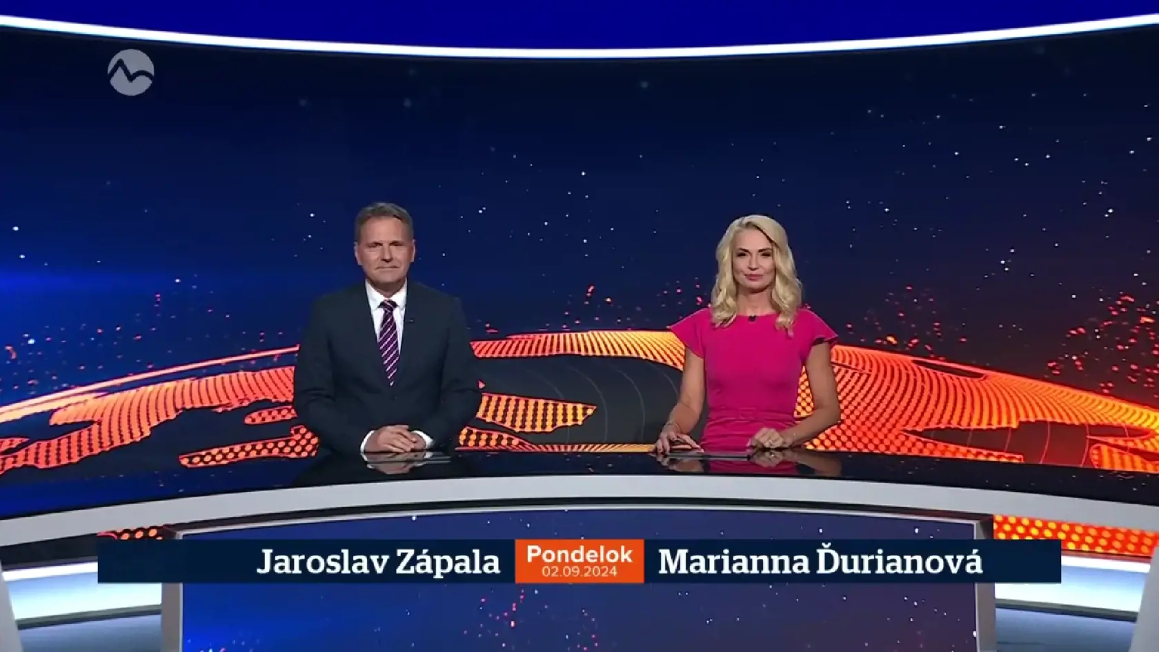 Marianna Ďurianová a Jaroslav Zápala po rokoch opäť spolu v Televíznych novinách.