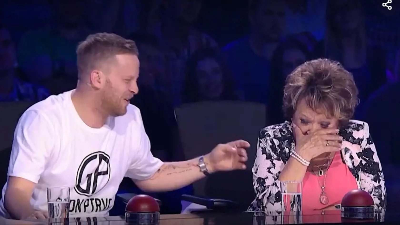 Herečka sa po celý čas výborne zabávala.