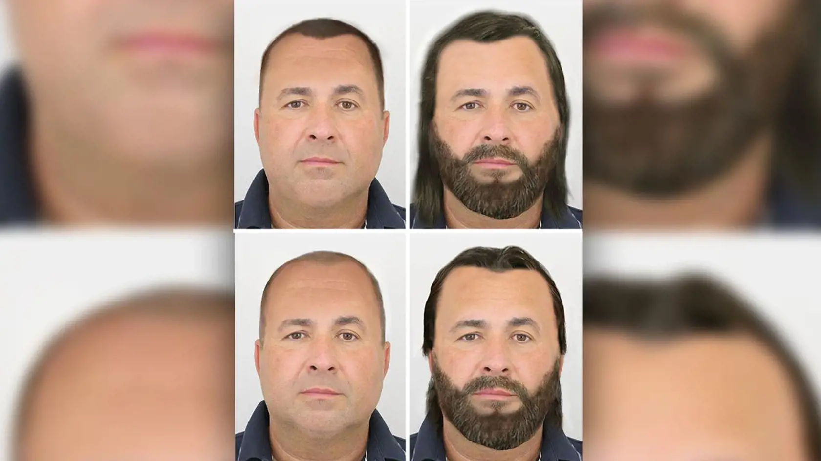 Možné podoby Viléma Kováča polícia vytvorila pomocou umelej inteligencie.