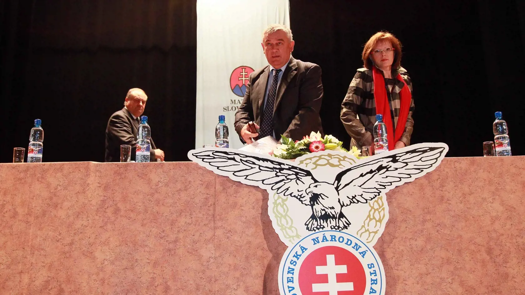 Z archívu: Vladimír Mečiar a Anna Belousovová.