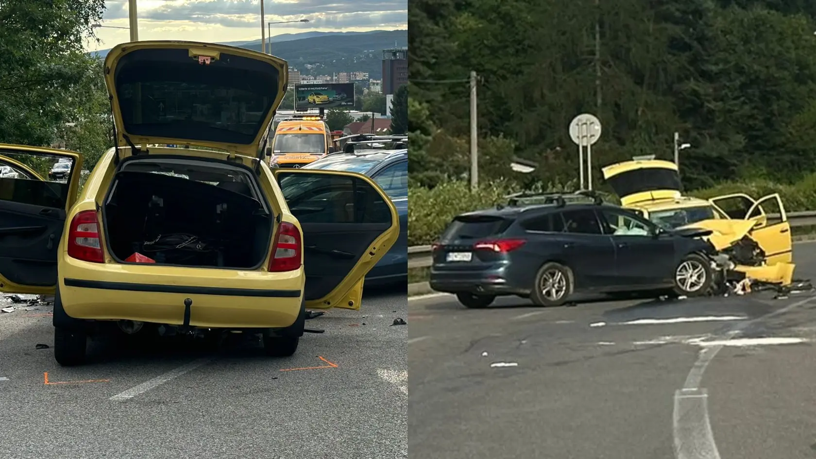 Pri zrážke dvoch áut v Košiciach na Sečovskej ceste sa zranilo šesť ľudí.