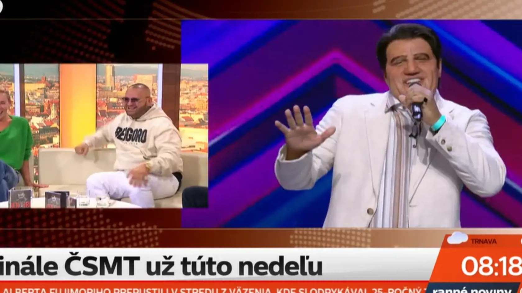 Zaspomínali si aj na jeho vystúpenie, keď sa na pódiu objavil ako „utajovaný brat“ Jozefa Pátroviča Eugen Pátrovič.