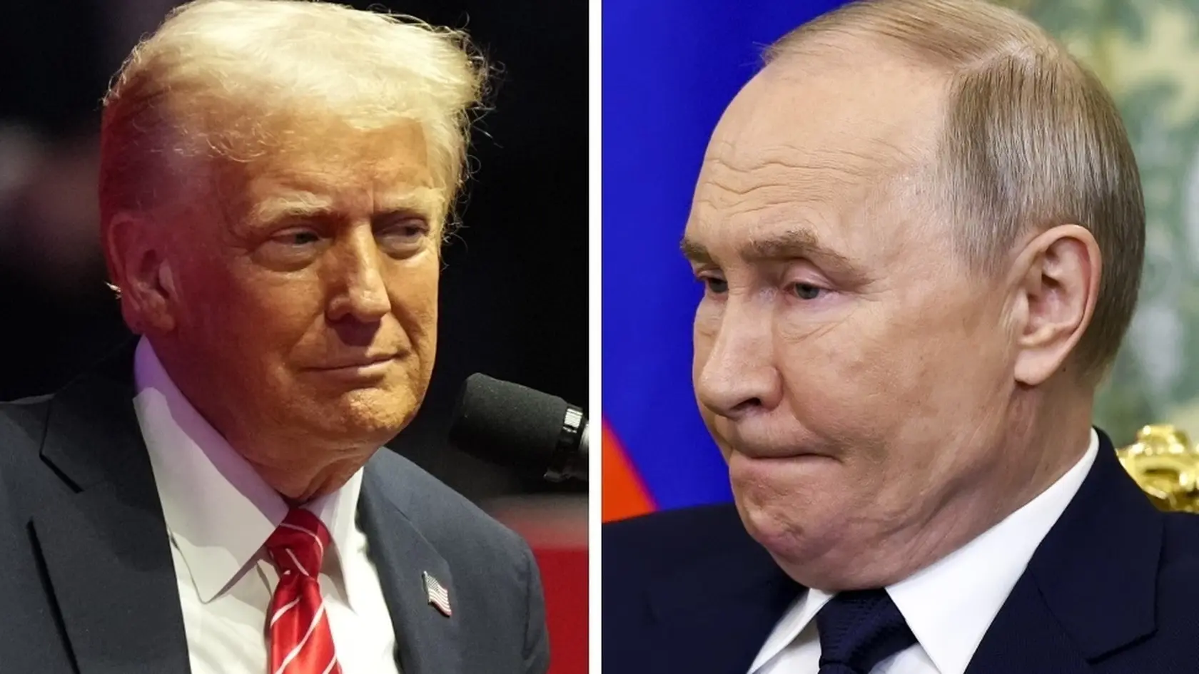 Donald Trump a Vladimir Putin