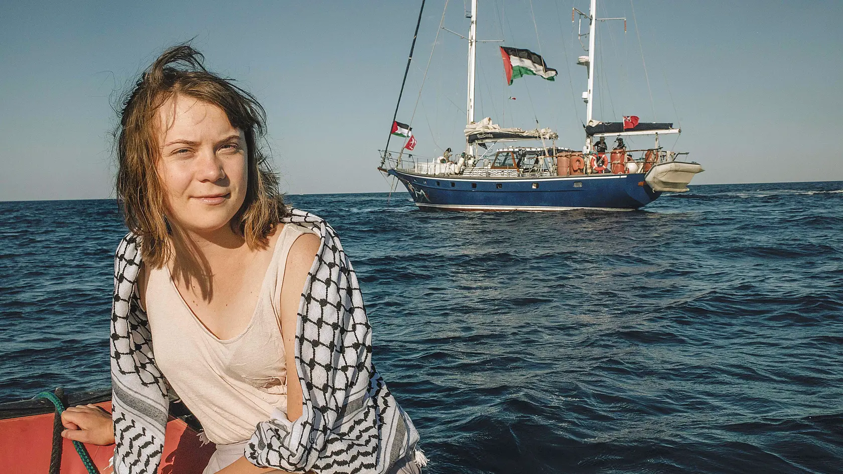 Greta Thunberg v rámci iniciatívy Flotila slobody chcela dopraviť humanitárnu pomoc do Pásma Gazy.