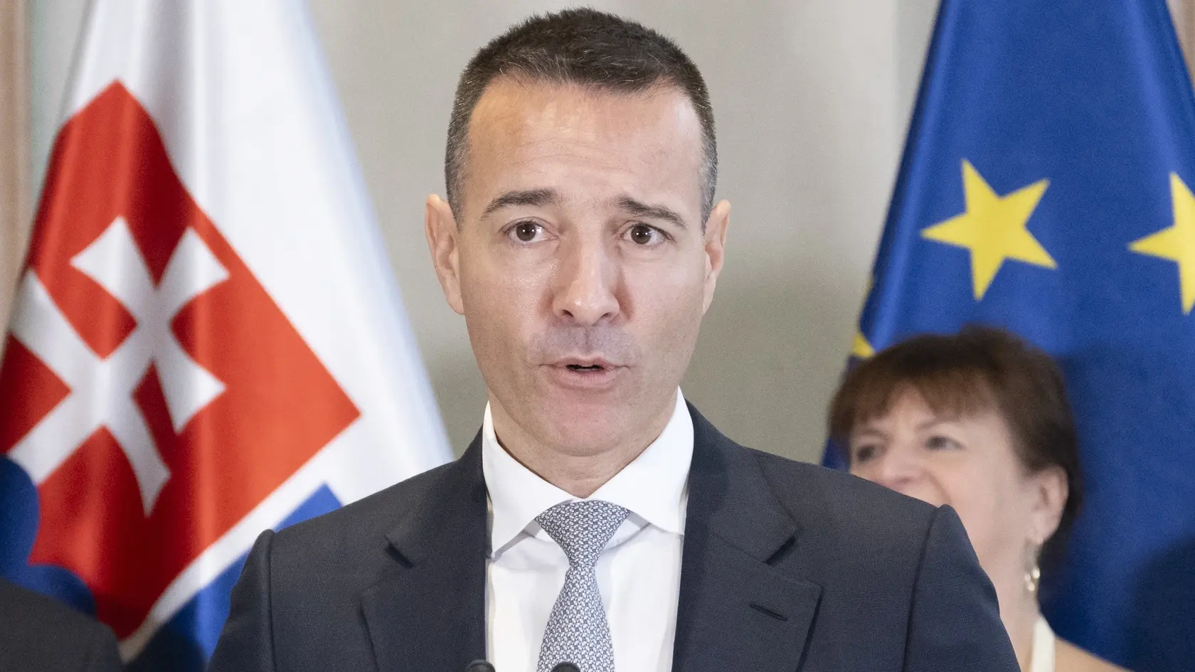 Minister školstva, výskumu, vývoja a mládeže SR Tomáš Drucker (Hlas-SD).