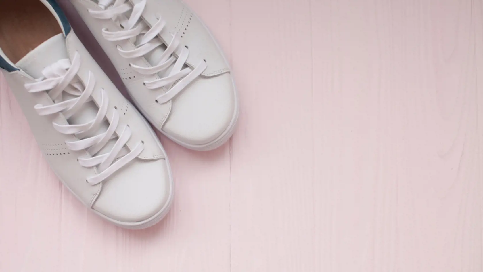 White,Sneakers,On,Light,Pink,Background.toned,Image.,Women's,Shoes.,Stylish