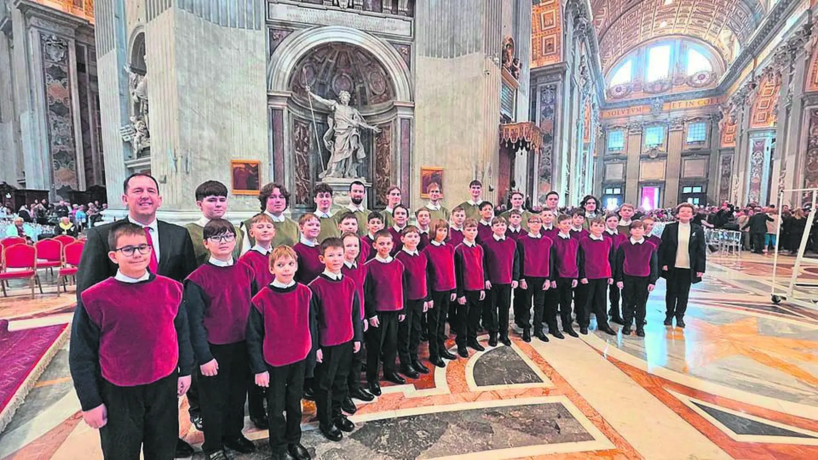 Málokomu sa pošťastí vystúpiť vo vatikánskom chráme sv. Petra. Bratislavský zbor tú možnosť dostal.