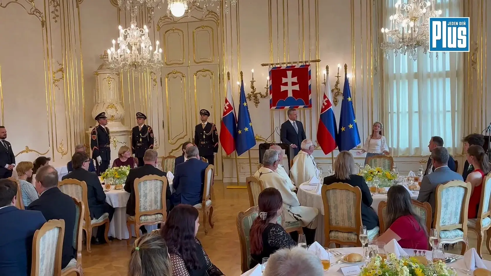 Ukrajinka Katarína zaspievala „Slovensko moje“ počas obeda s prezidentom Petrom Pellegrinim