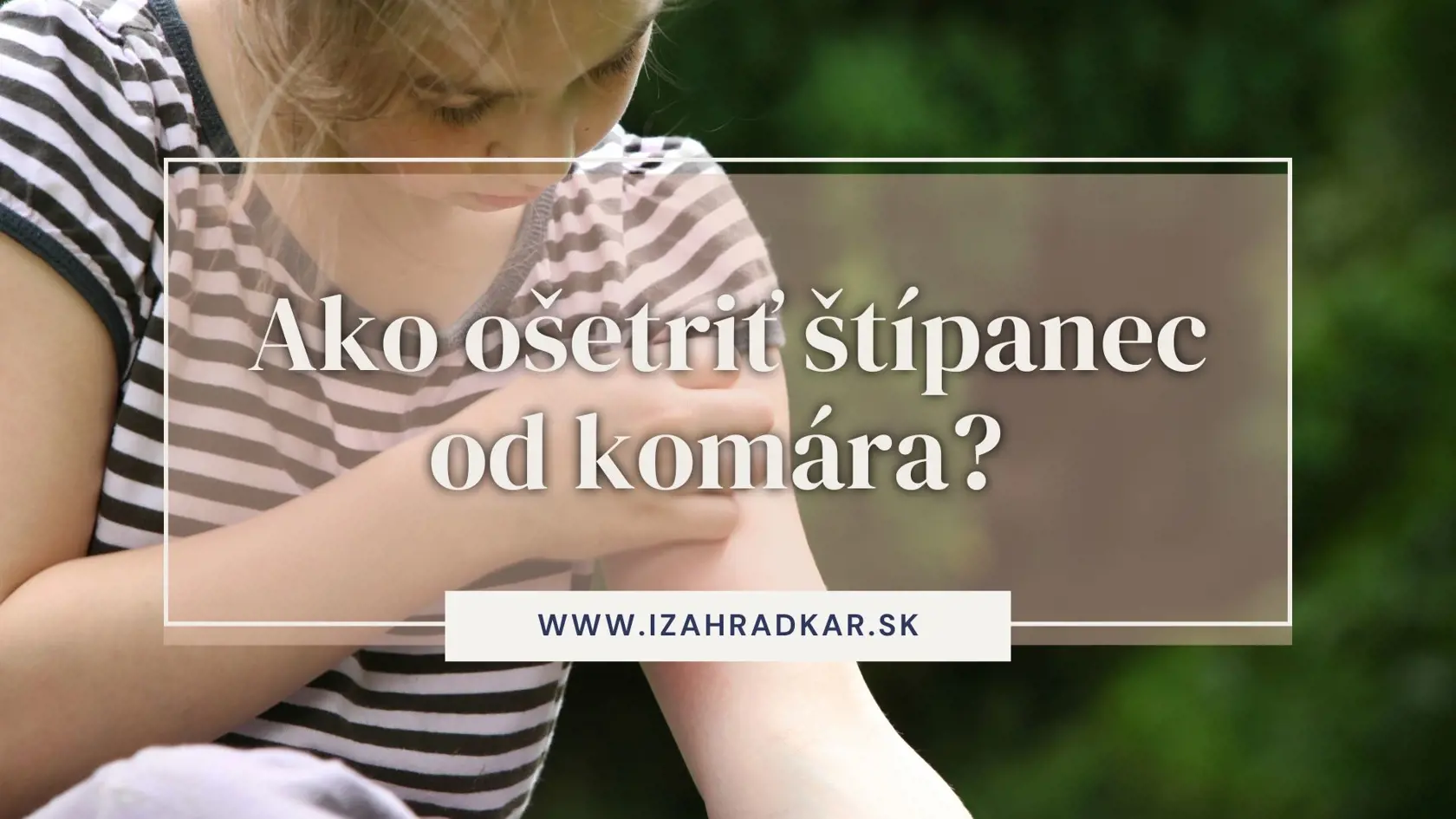 Ako ošetriť štípanec od komára?