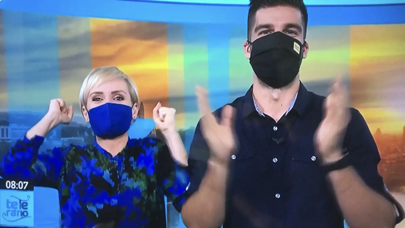 Takto sa tešili moderátori z výhry diváčky Beáty. Tá získala 9-tisíc eur.