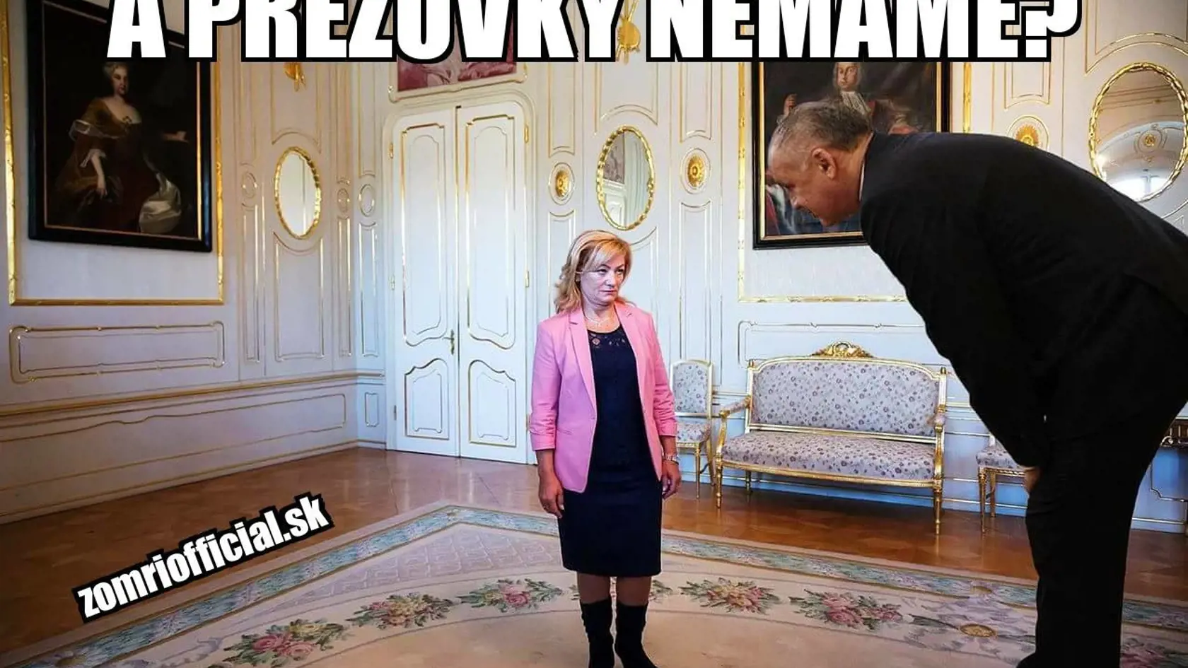 Nová ministerka kultúry Ľubica Laššáková sa na prvom stretnutí s prezidentom Andrejom Kiskom previnila voči protokolu, keď si obula čižmy. Na internete si táto udalosť žije vlastným životom.