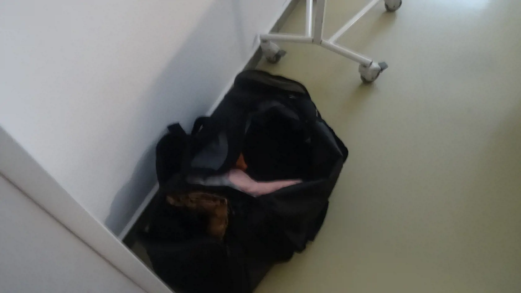 Sprievodcovia deti majú v izbách nevybalené tašky, keďže nemajú k dispozícii skrine.