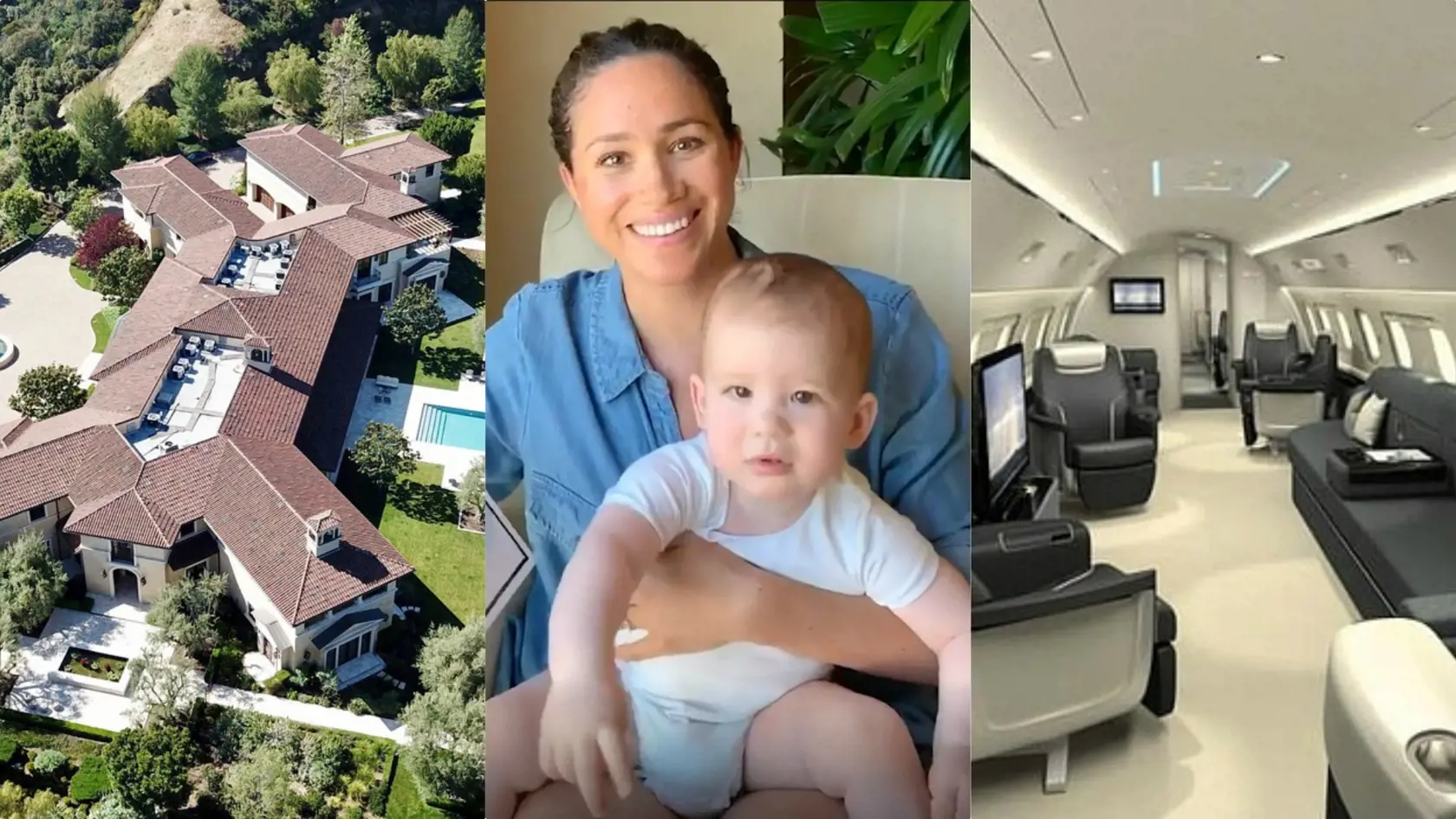 Meghan so synom Archiem (1) a manželom Harrym tajne odleteli z Kanady do Los Angeles, kde momentálne žijú v prepychovom sídle hollywoodskeho producenta Tylera Perryho.
