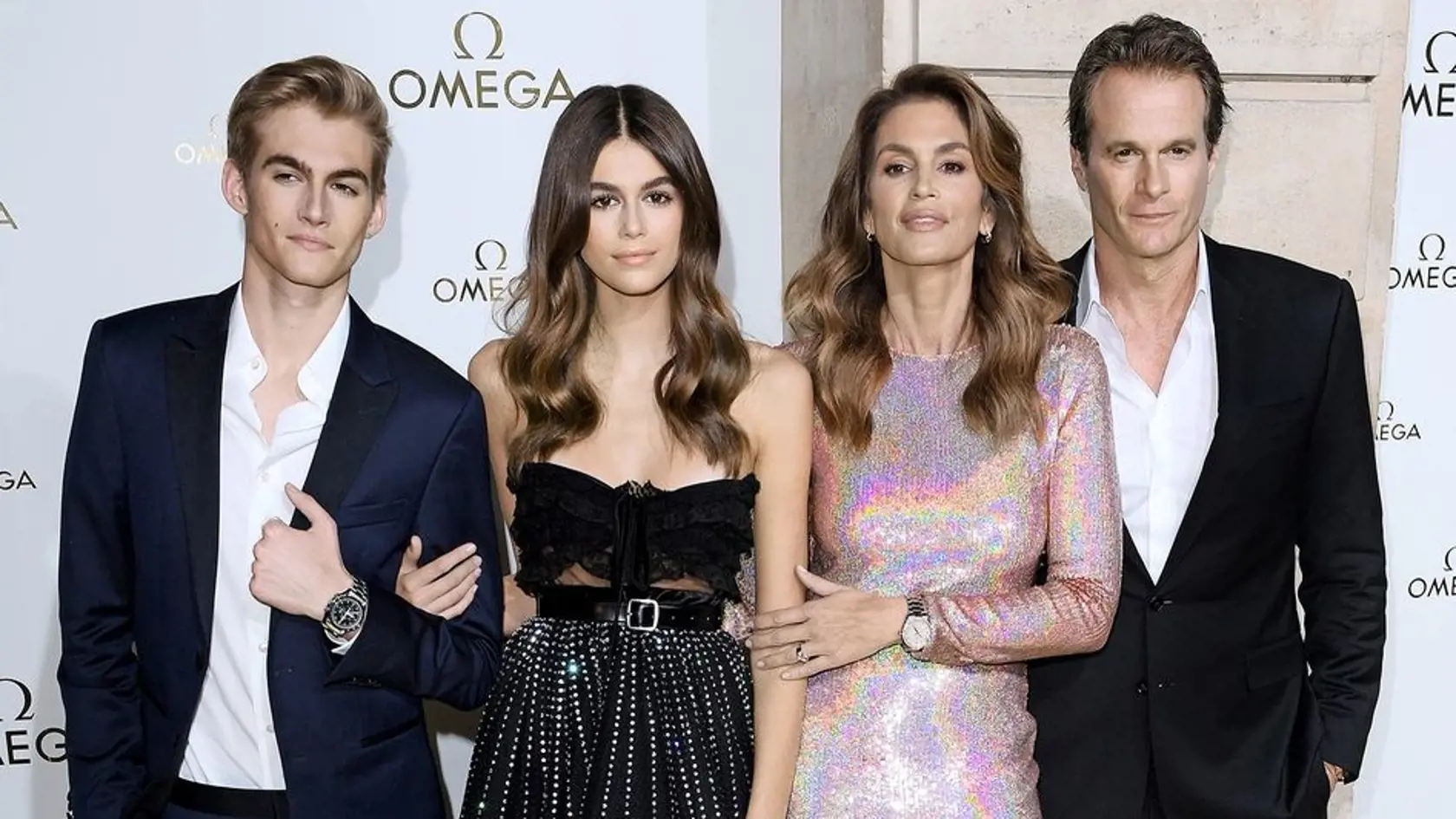 Jej manžel Rande Gerber mal z domáceho pôrodu stres. 