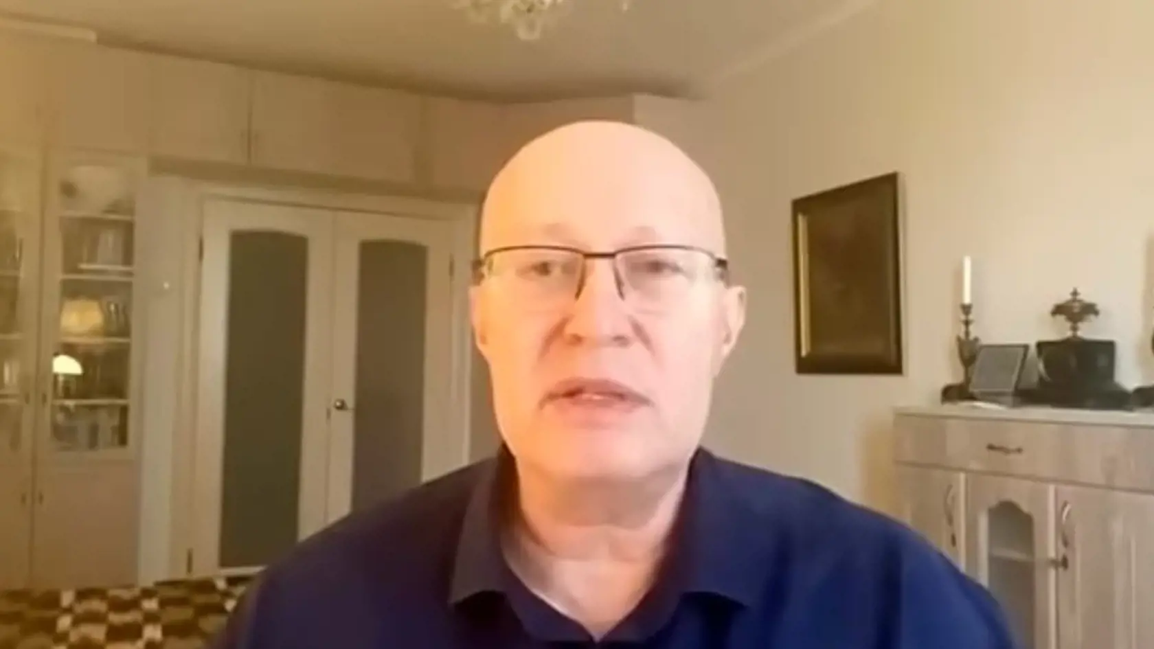 Na fotografii politológ Valery Solovjov (61), ktorý tvrdí, že rodina Vladimira Putina sa ukrýva v pohorí Altaj.