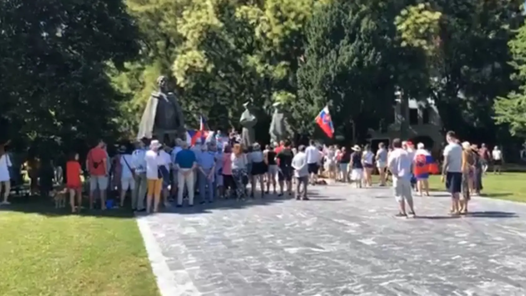 Protest proti vláde Igora Matoviča - 01.08.2020