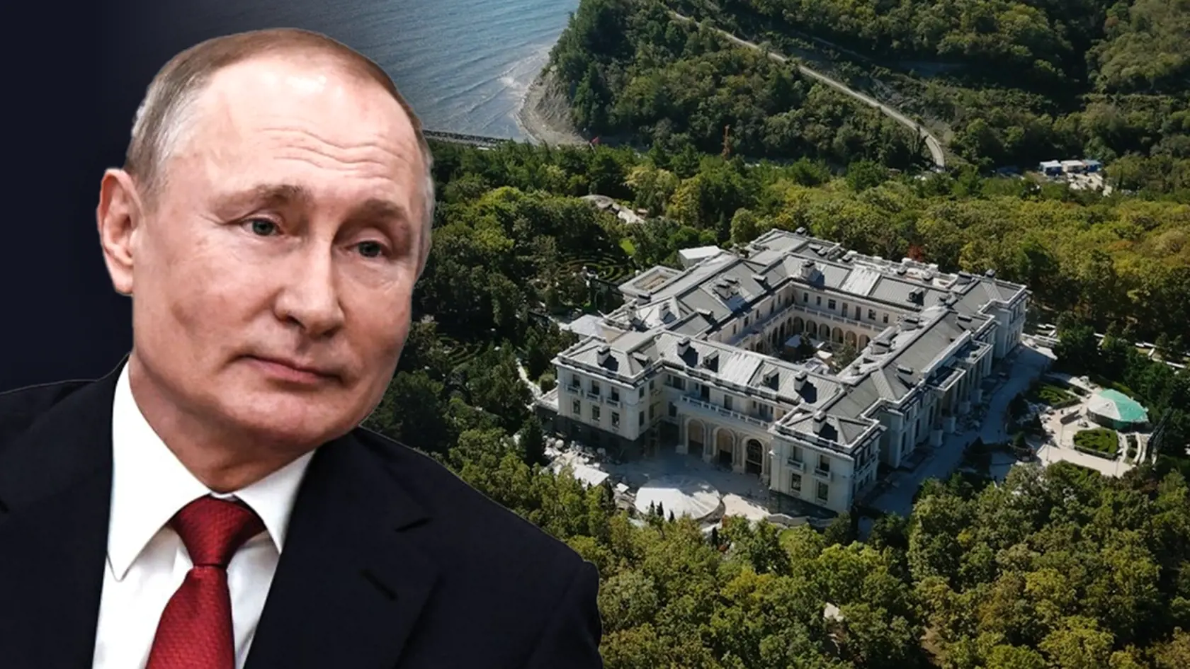 Putinov "palác" pri Čiernom mori