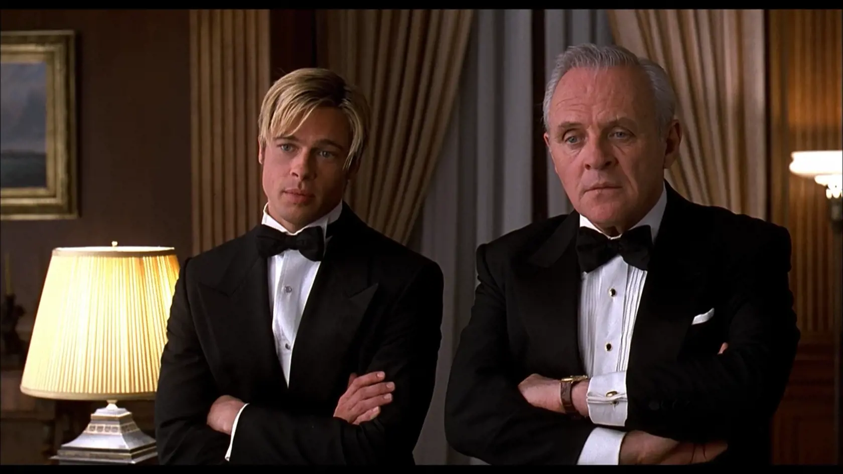 Brad Pitt a Anthony Hopkins vo filme Zoznámte sa Joe Black.