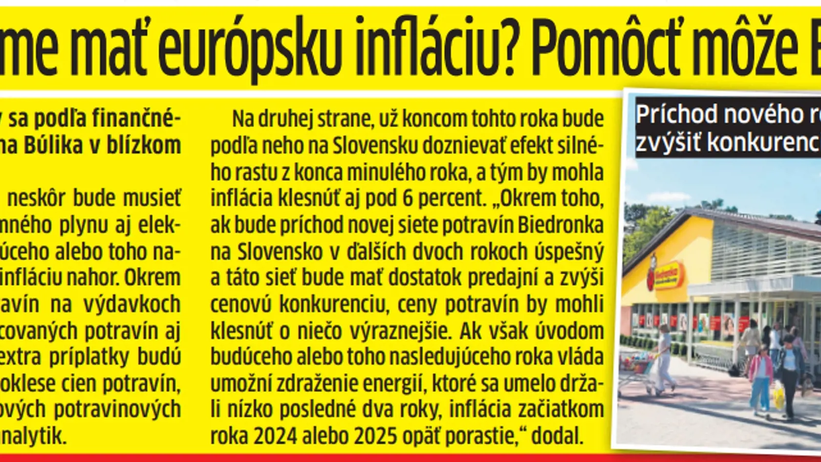Európska inflácia je vraj v nedohľadne! Pomôcť môže príchod nového reťazca