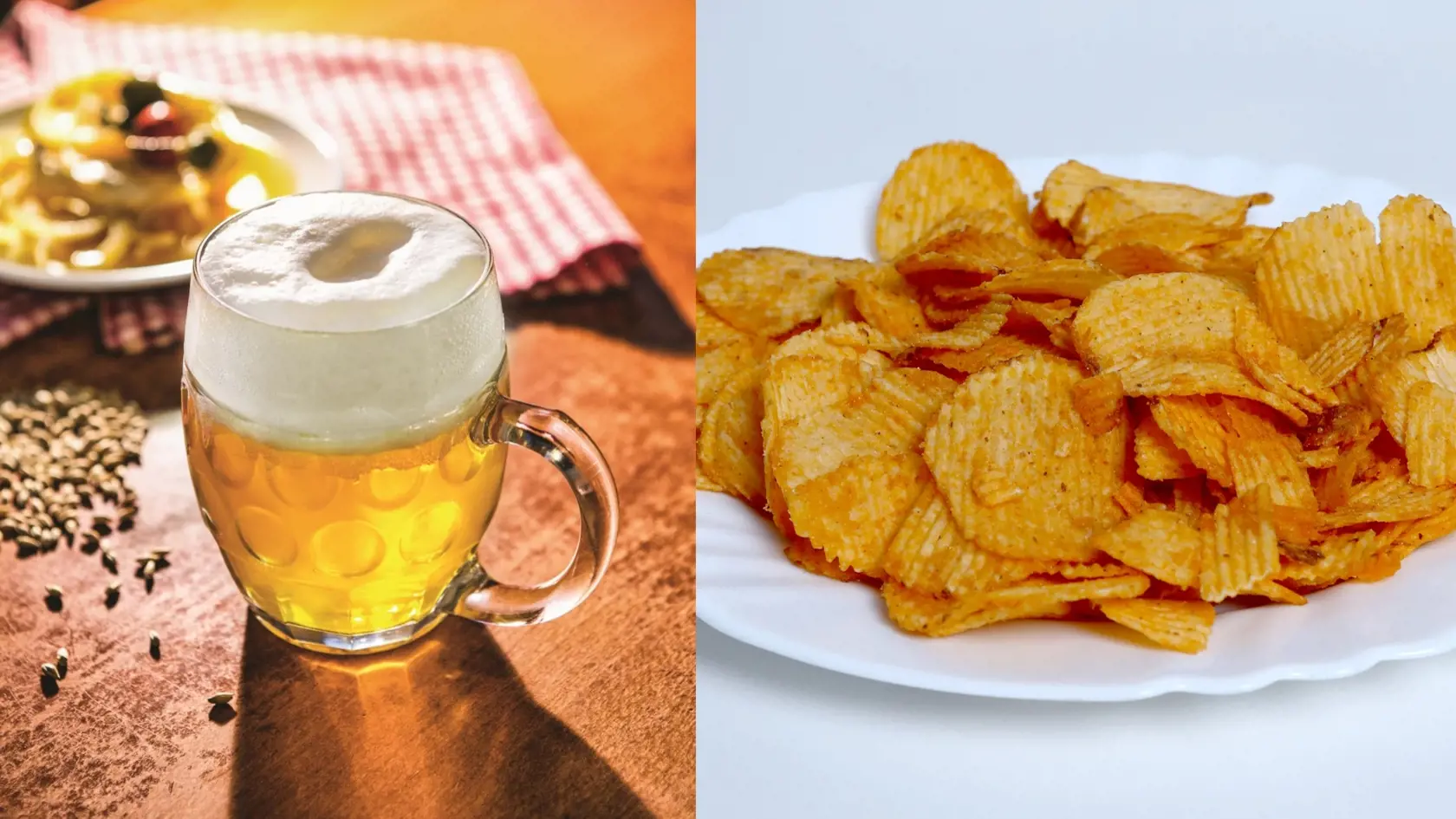 Jedno pivo sa vyrovná malému balíku čipsov.