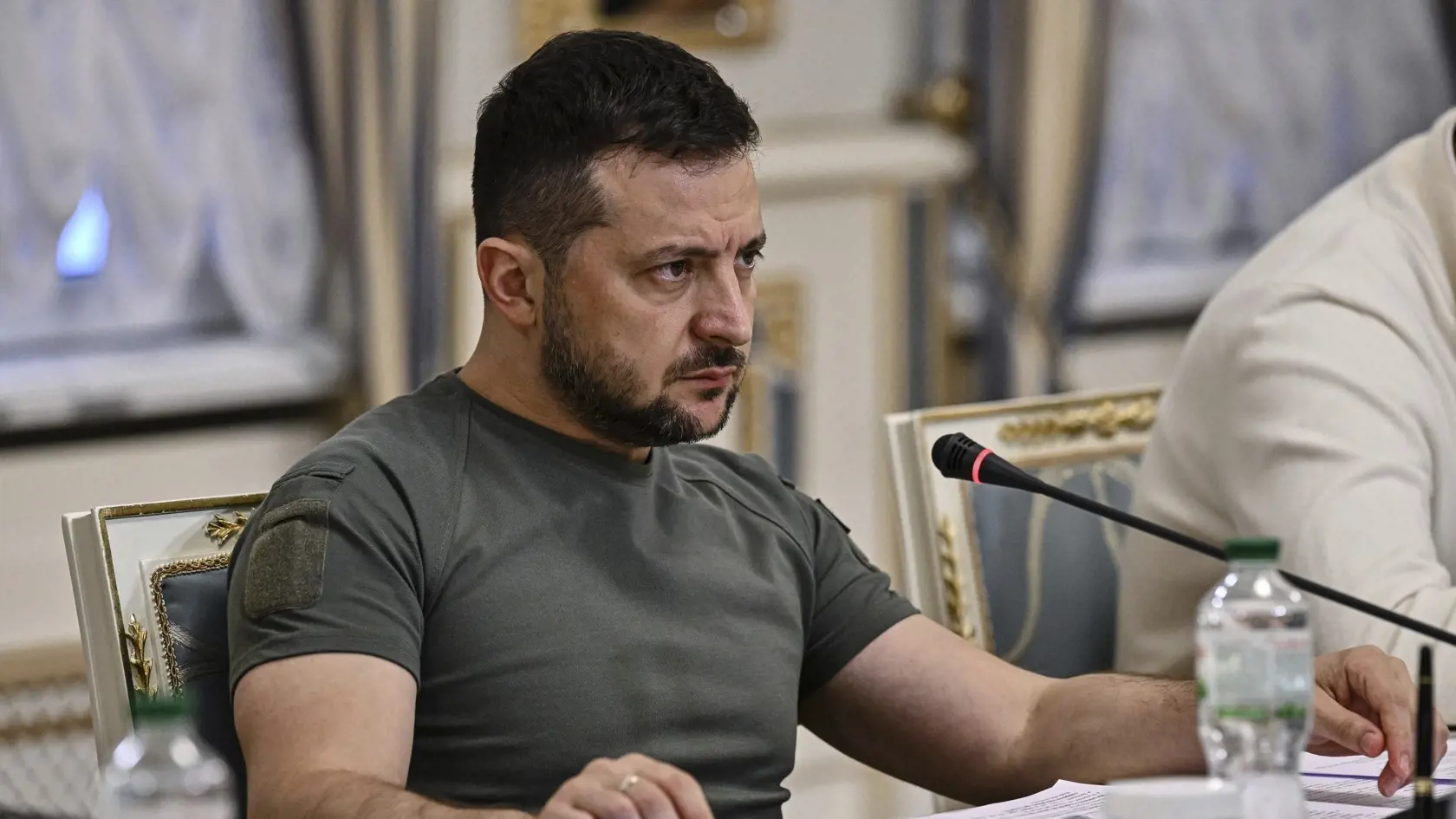 Ukrajinský prezident Volodymyr Zelensky