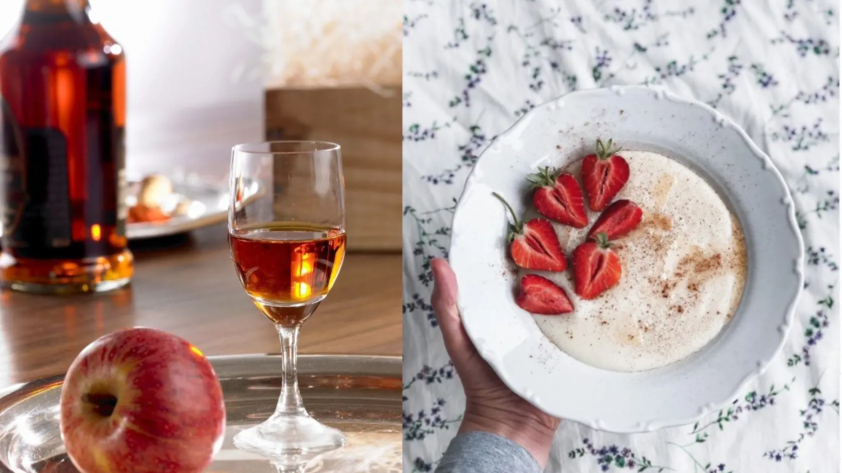 Pohárik brandy sa vyrovná tanieru krupicovej kaše.