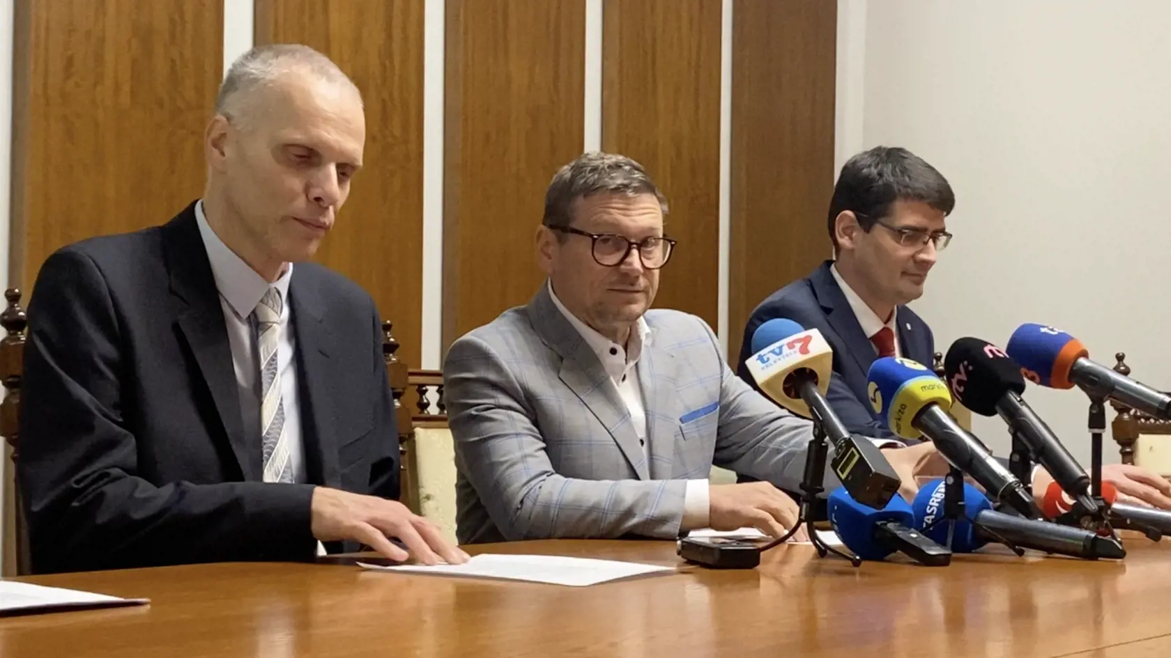 Richard Drutarovský, František Oľha, Peter Krajňák.