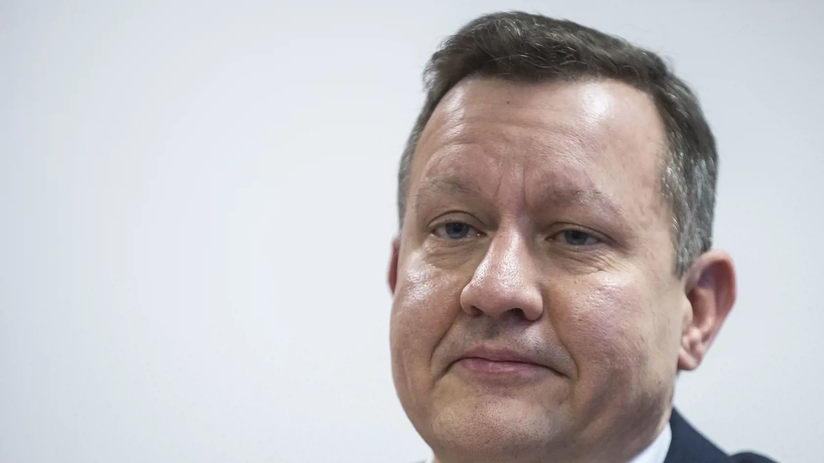 Na snímke špeciálny prokurátor SR Daniel Lipšic počas tlačovej konferencie na tému Trestné oznámenie ministra vnútra SR v súvislosti s poskytnutím ochrany príslušníkom Národnej kriminálnej agentúry (NAKA) 27. novembra 2023 v Bratislave.