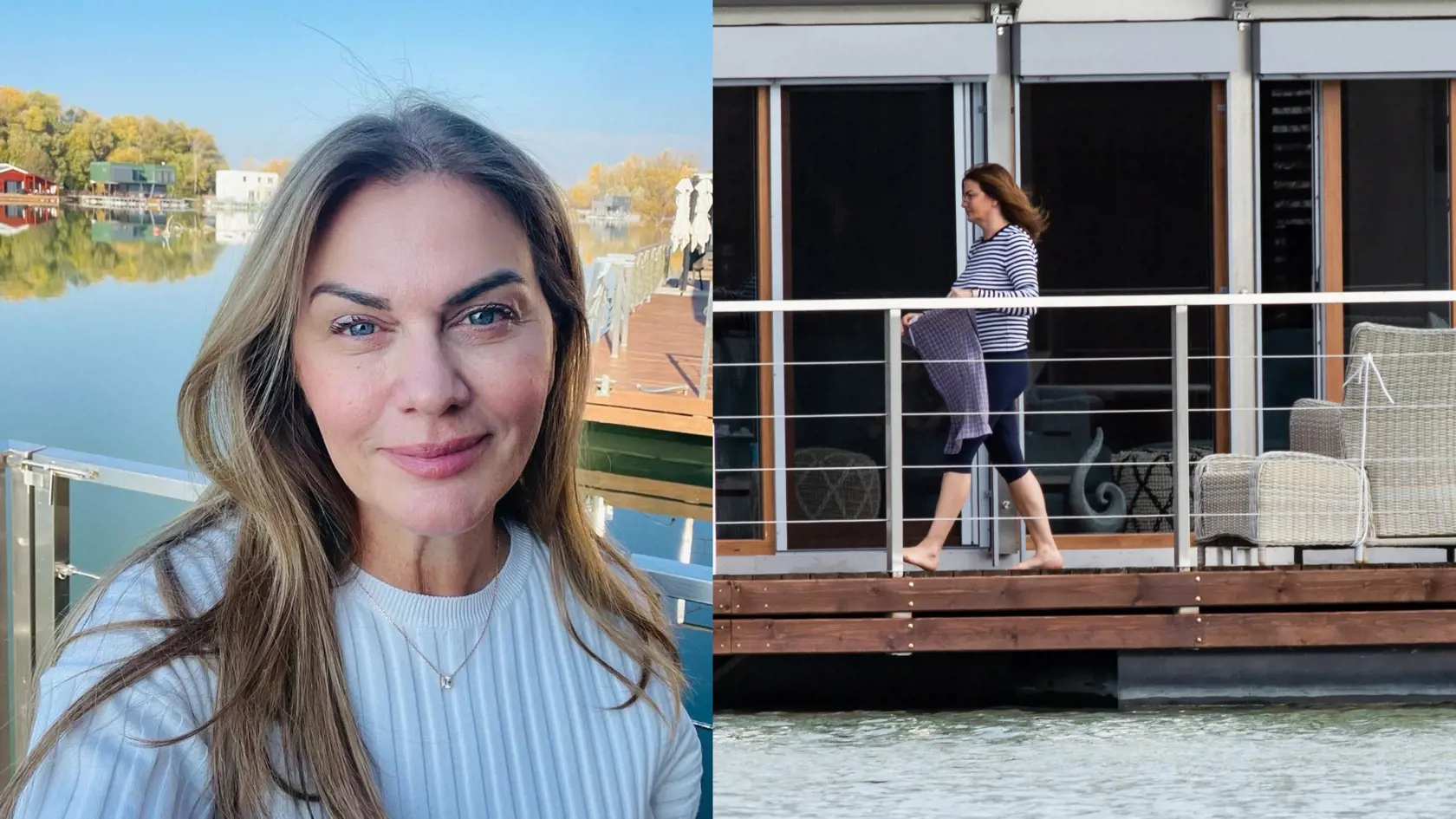 Monika Beňová zvykne tráviť čas aj na hausbóte.