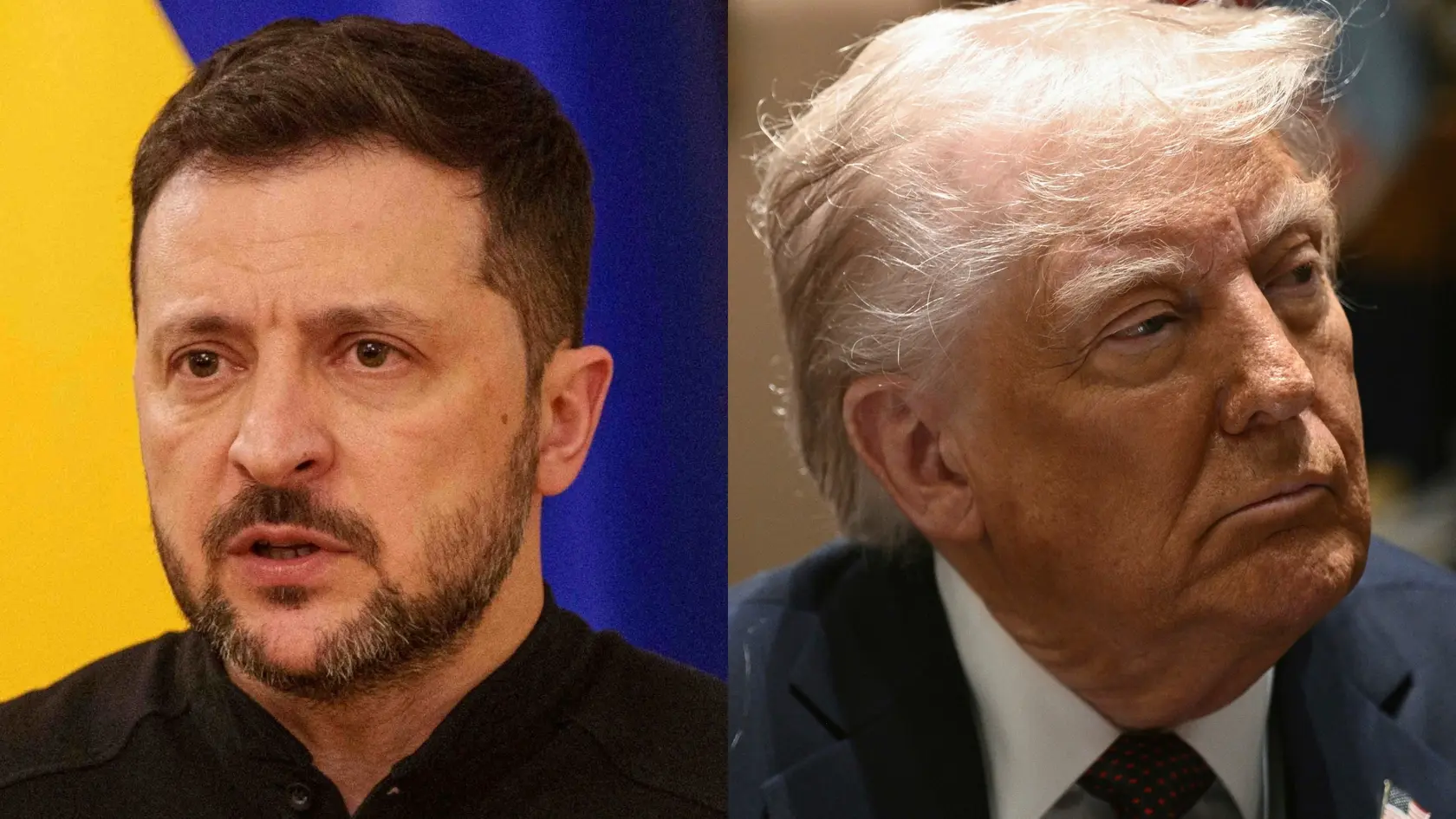 Volodymyr Zelenskyj, Donald Trump.