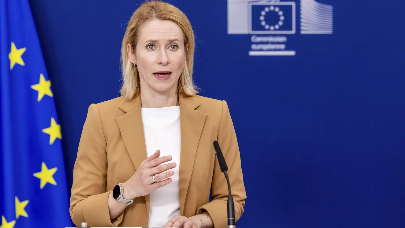 Vysoká predstaviteľka EÚ pre zahraničné veci a bezpečnostnú politiku Kaja Kallasová.