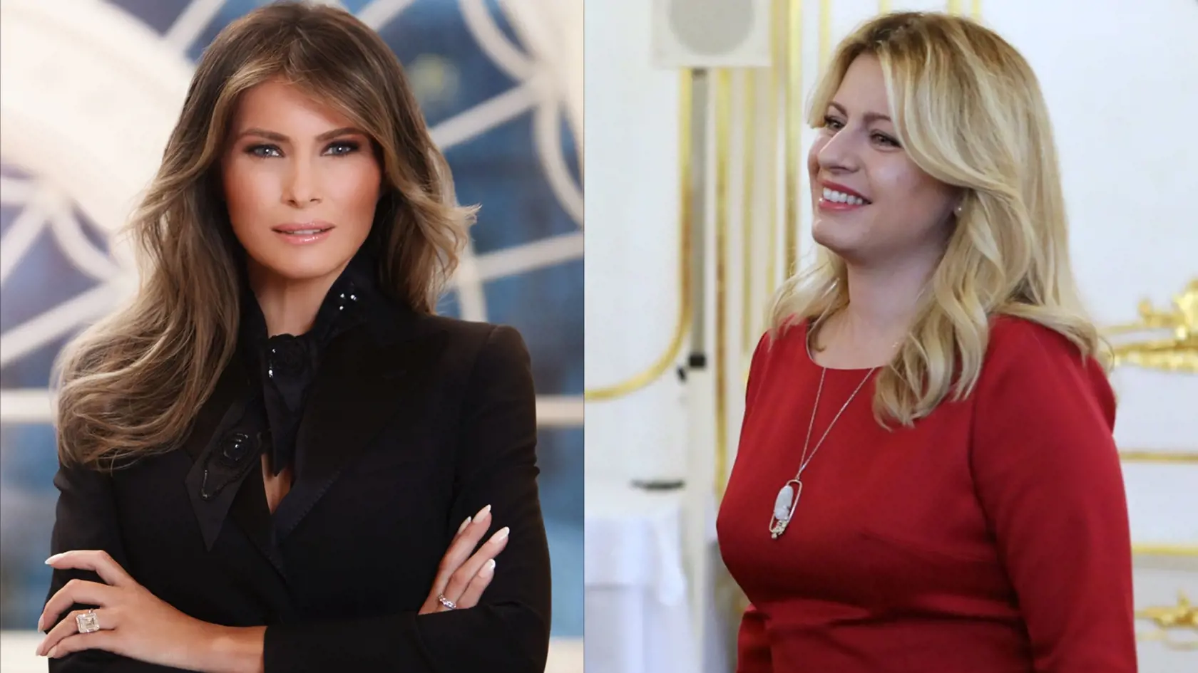 Melania Trump a prezidentka SR Zuzana Žaputová.