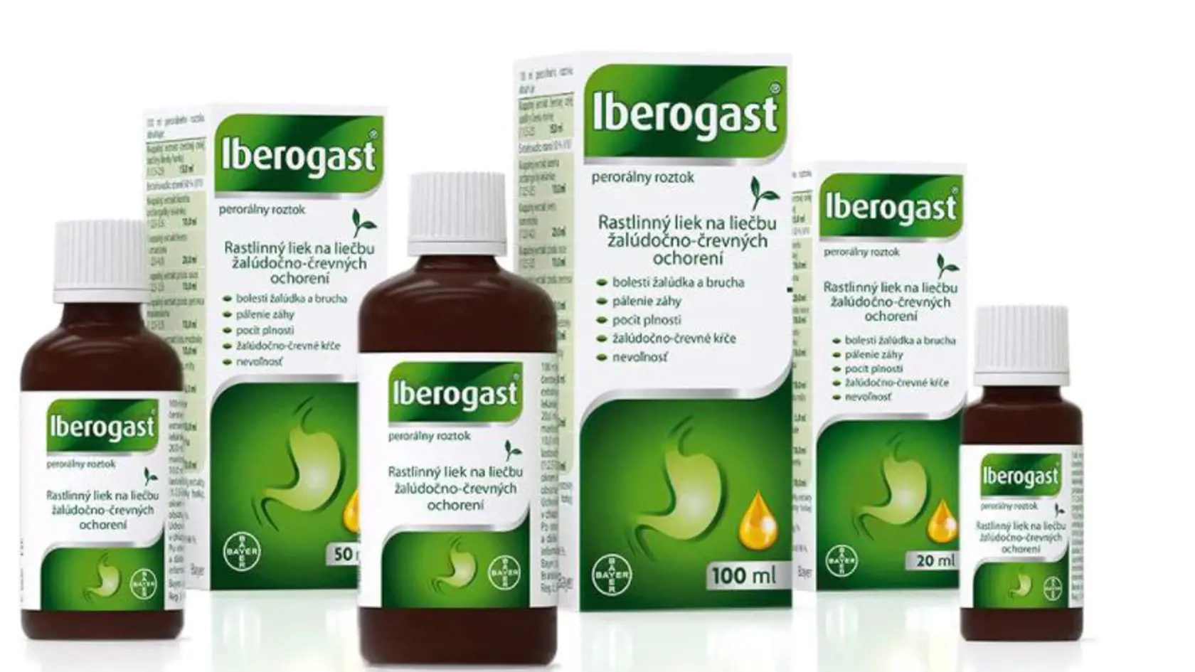 Iberogast je určený pri problémoch s trávením.