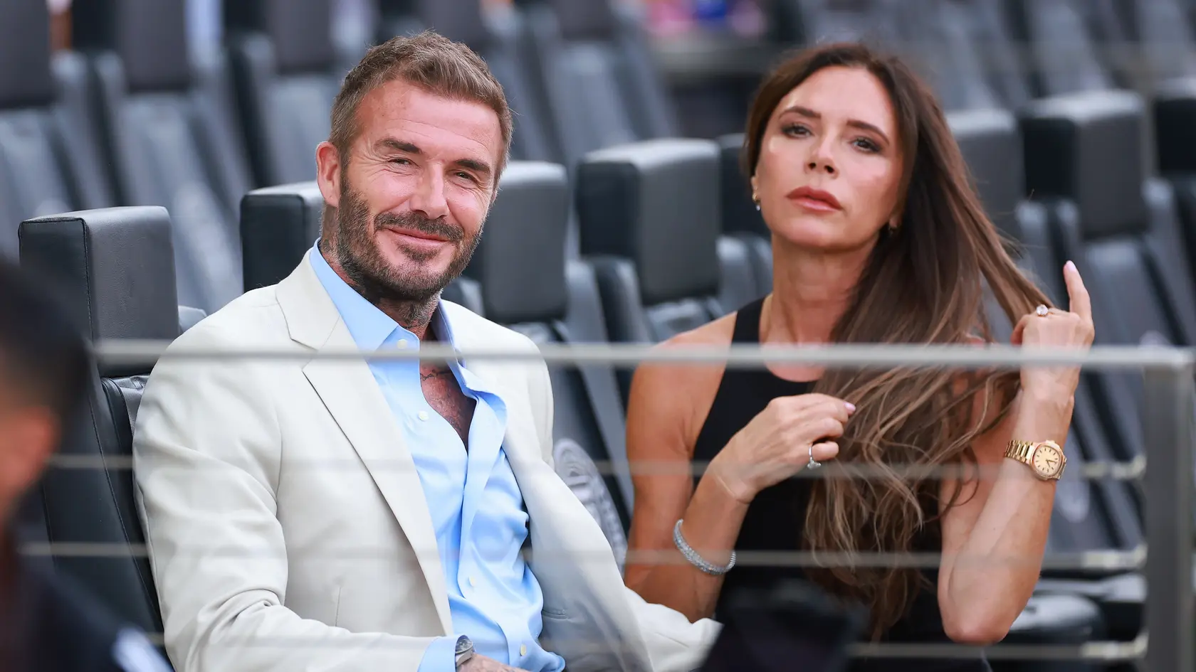 David Beckham a Victoria Beckham.