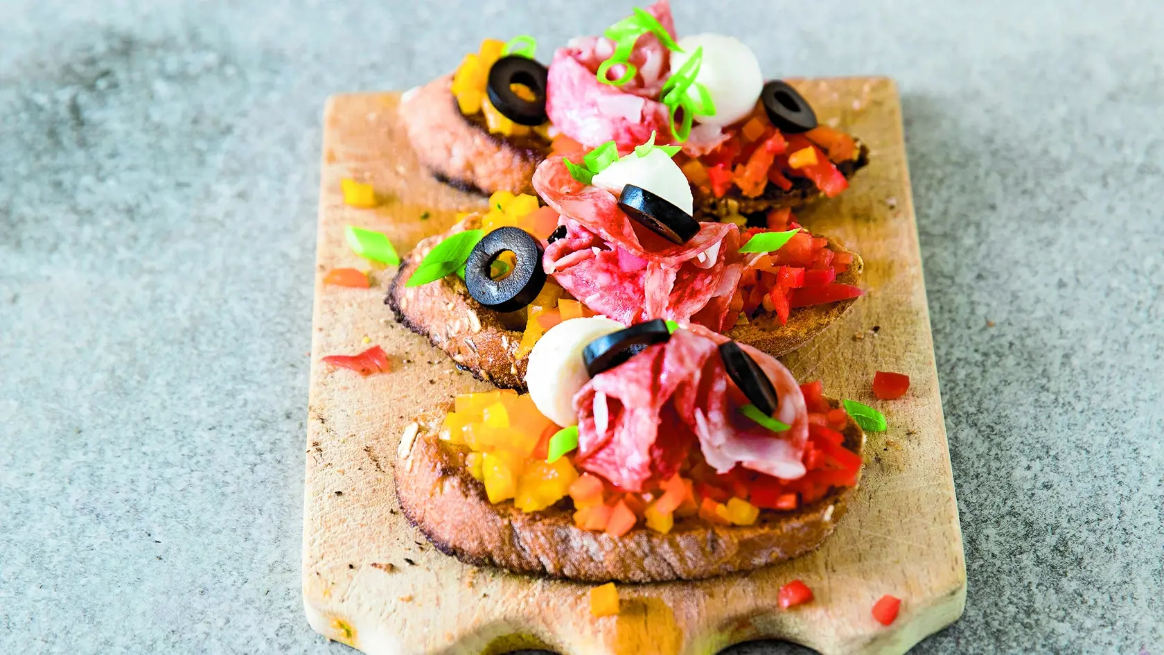 Antipasto bruschetta