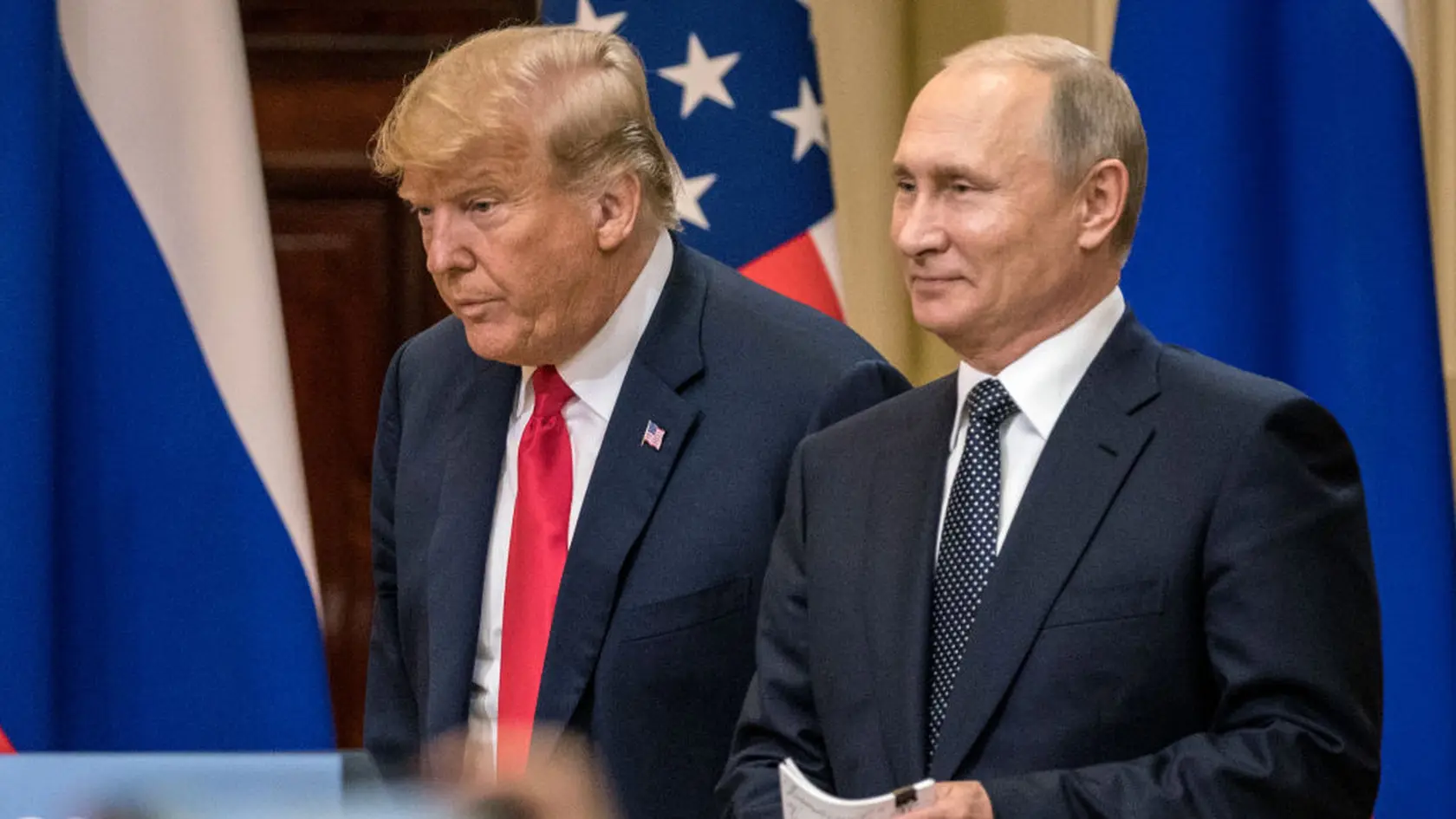 Donald Trump a Vladimir Putin