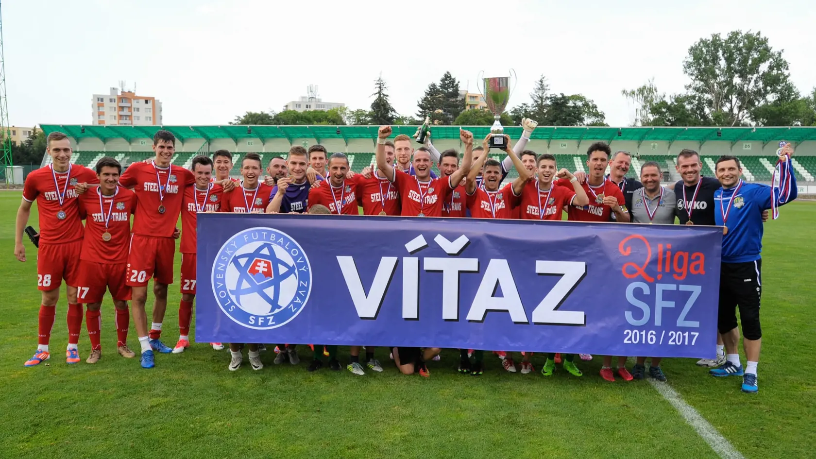Víťazstvo v druhej lige oslavovali Košice na pôde Skalice.