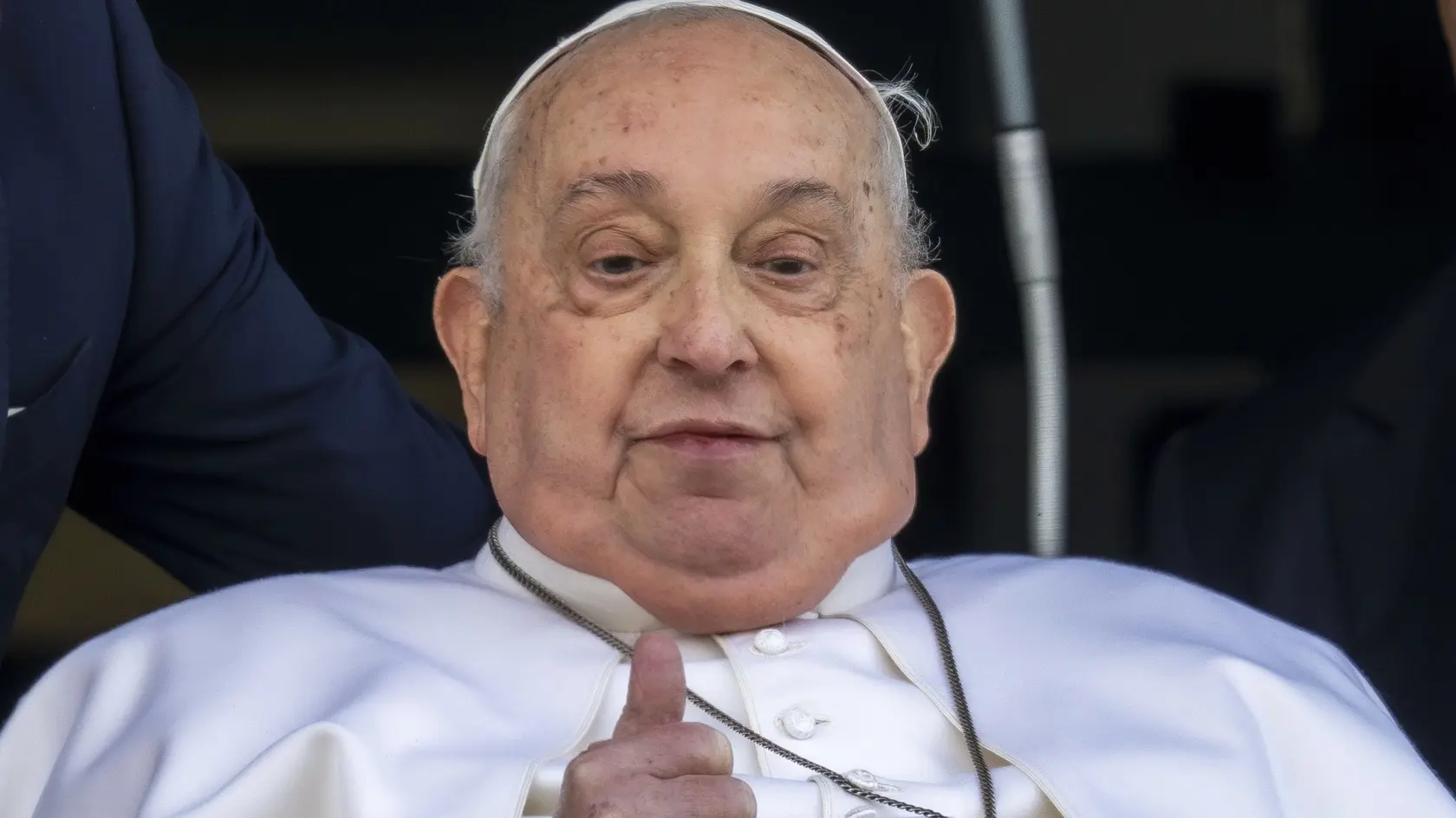 Na snímke pápež František.