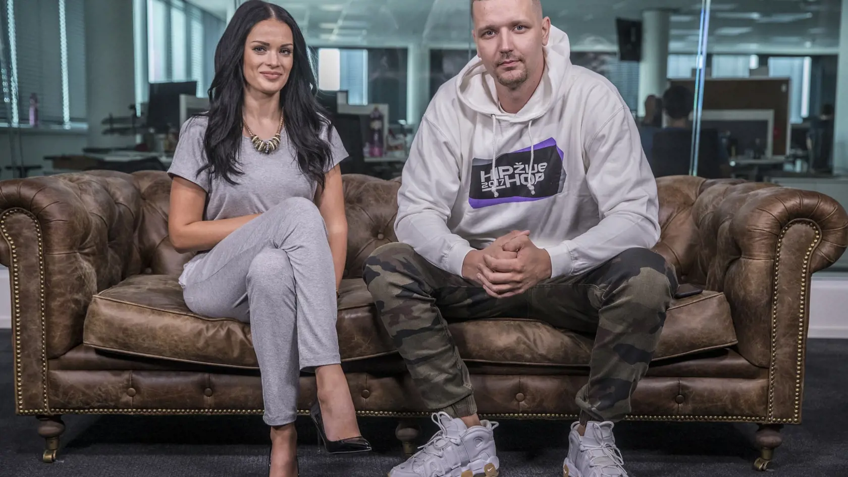 Marta Kunáková a jej hosť Osťo.