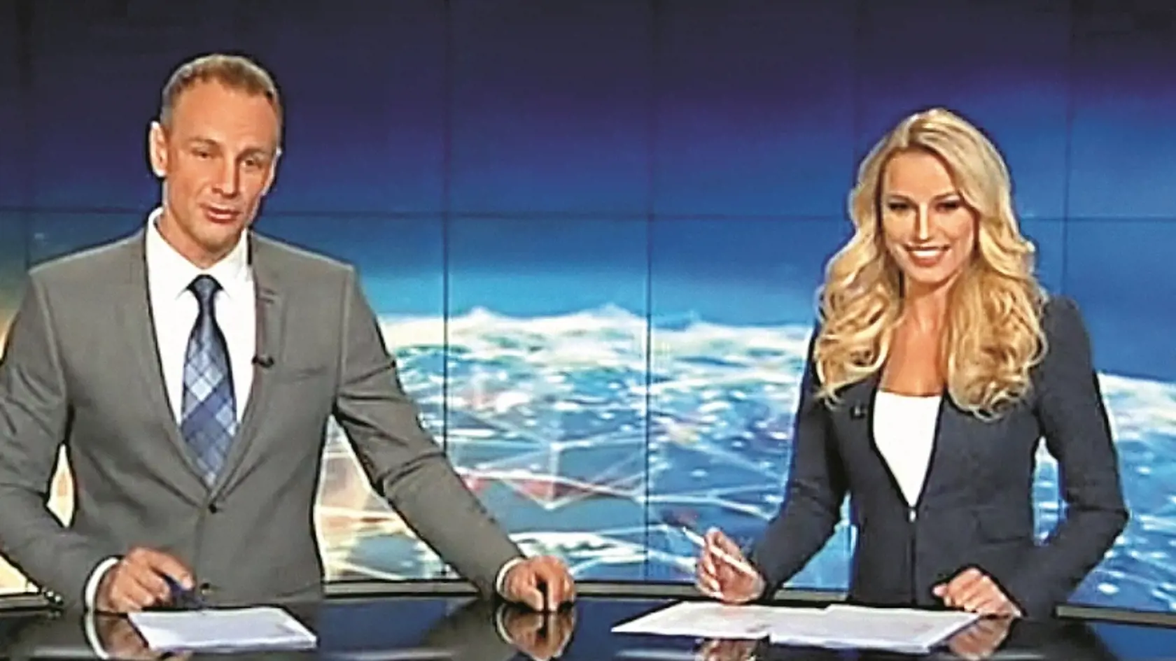 Mária Pietrová počas Televíznych novín: Október 2013
