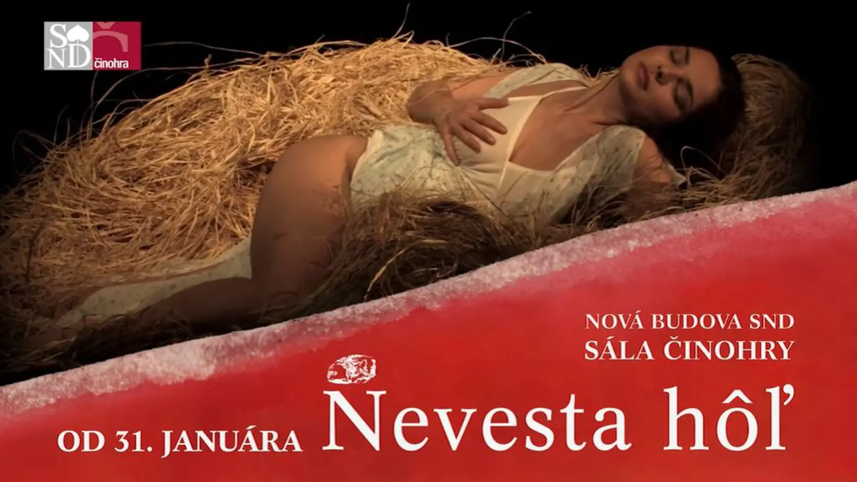 Petra Vajdová v predstavení Nevesta hôľ išla donaha.