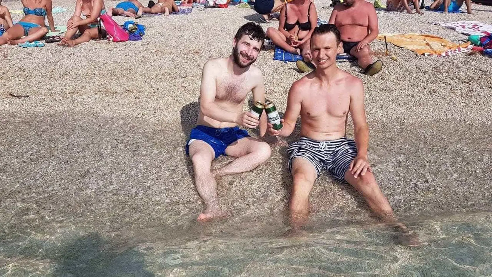 Popíjať pivko na pláži