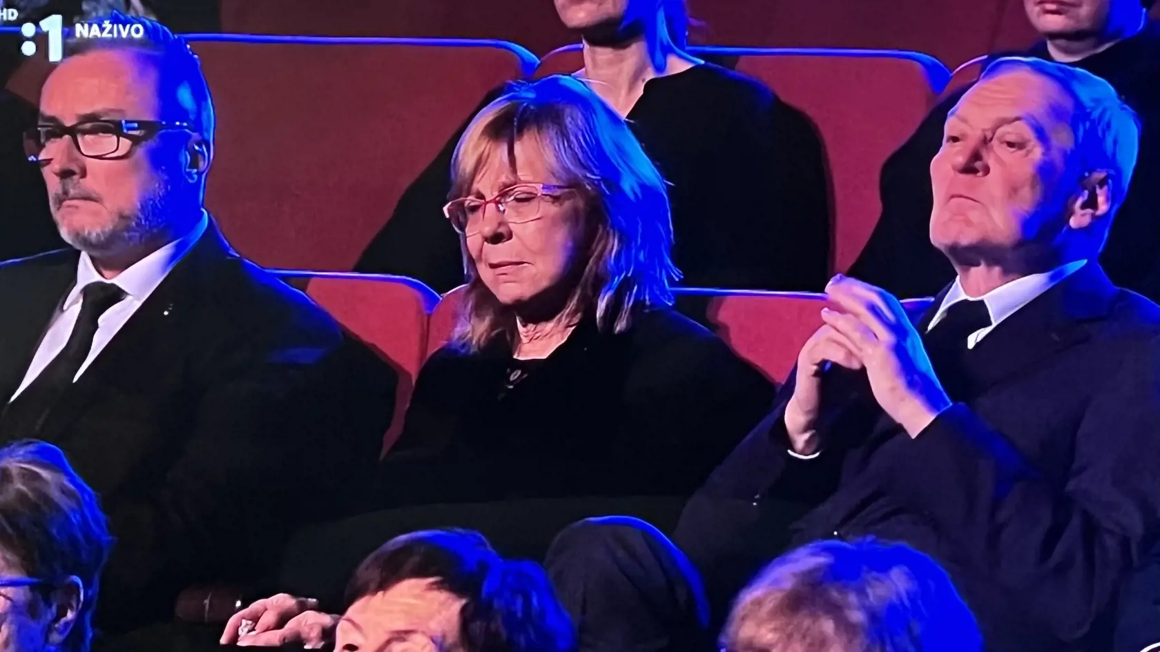 V hľadisku sedeli deti Maríny Kráľovičovej - Na zábere dcéra Jana.