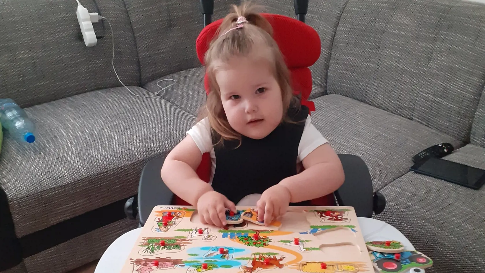 Sofia má rada hry, no najradšej spieva.