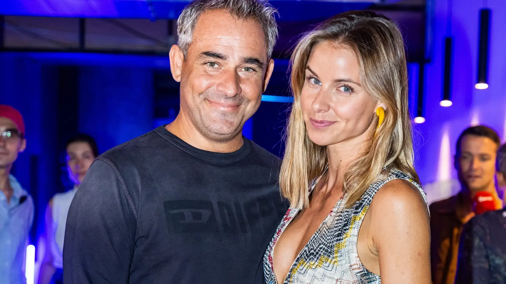 Letná párty televízie Markíza. Na snímke Nela Pocisková a Filip Tůma.